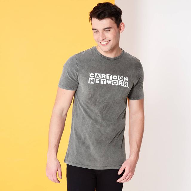 Camiseta Spin-Off Cartoon Network Distressed Logo - Negro lavado - S - Negro on Productcaster.