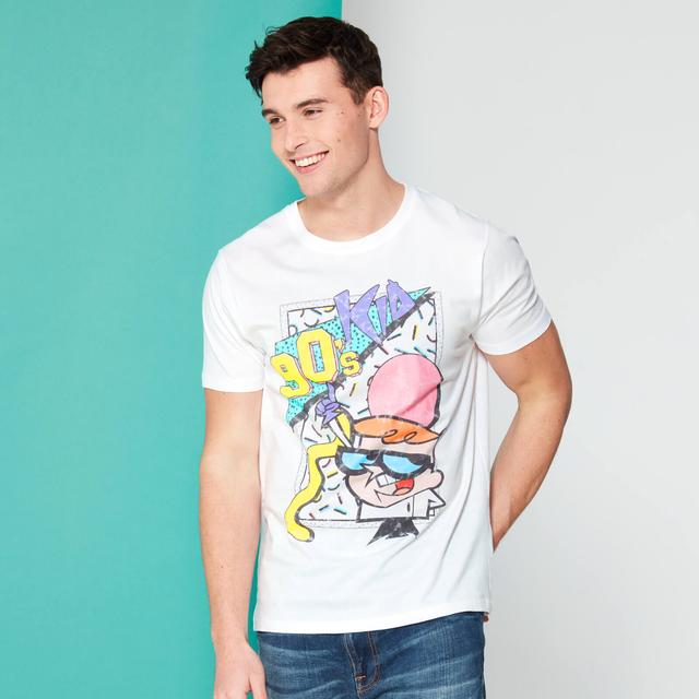 Camiseta Spin-Off Cartoon Network El Laboratorio de Dexter 90's Kid - Blanco - S on Productcaster.