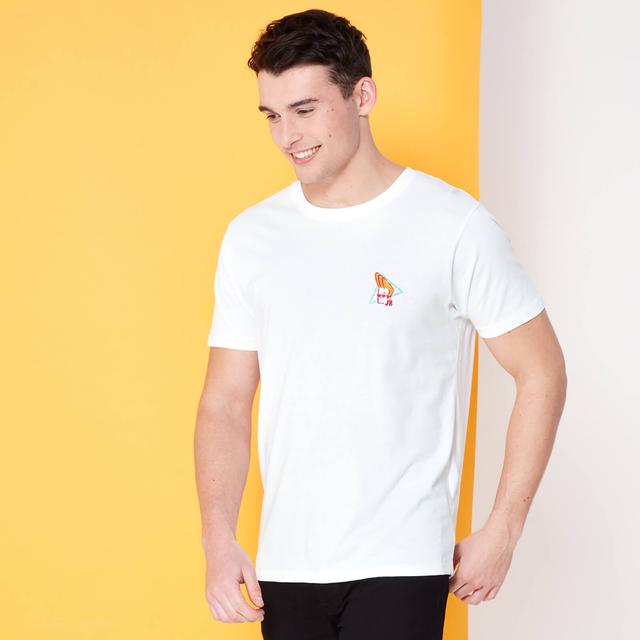 Cartoon Network Spin-Off Johnny Bravo 90's Embroidered Pocket T-Shirt - White - XL on Productcaster.