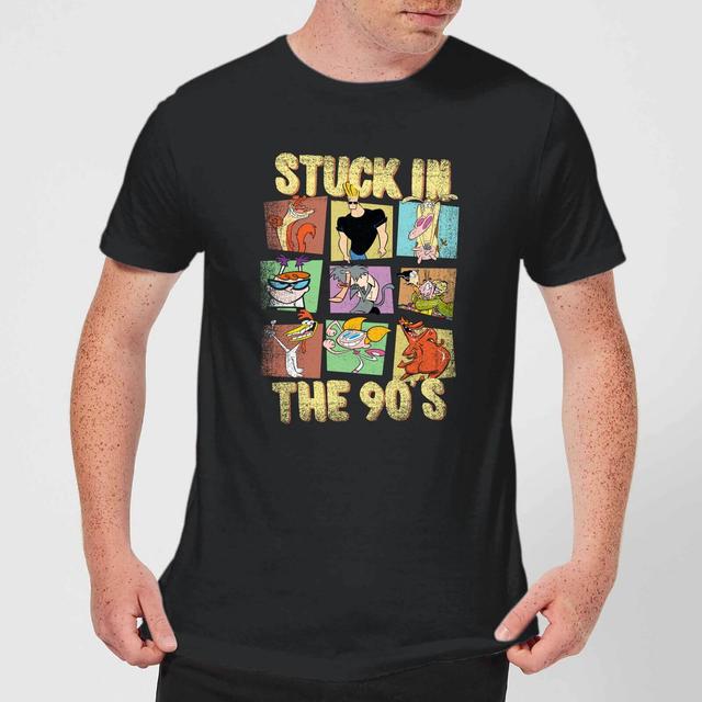 Camiseta Stuck In The 90s para hombre de Cartoon Network - Negro - 4XL on Productcaster.