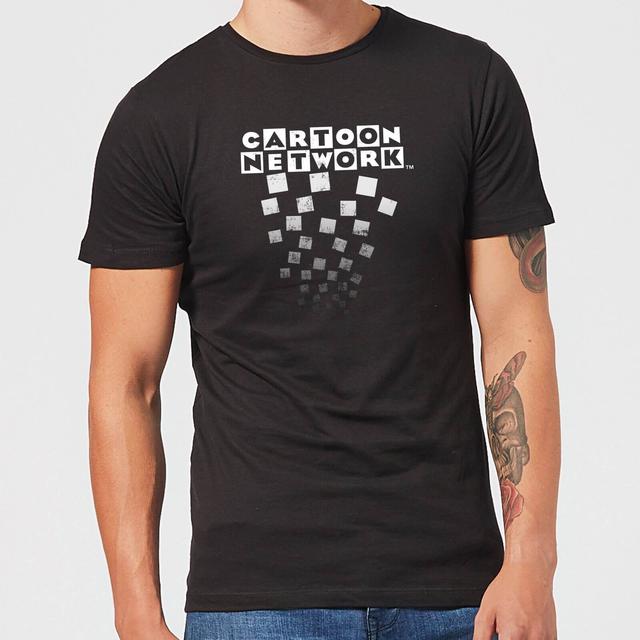 Cartoon Network Logo Fade Men's T-Shirt - Black - XS on Productcaster.