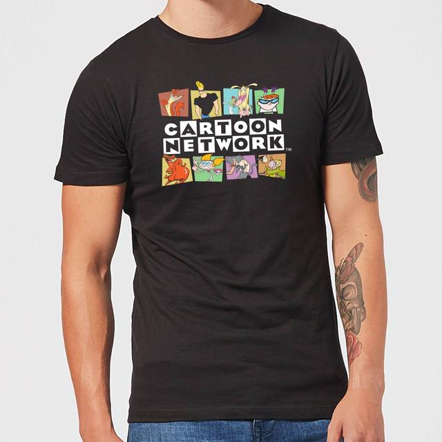 Cartoon Network Logo Characters Herren T-Shirt - Schwarz - 3XL on Productcaster.