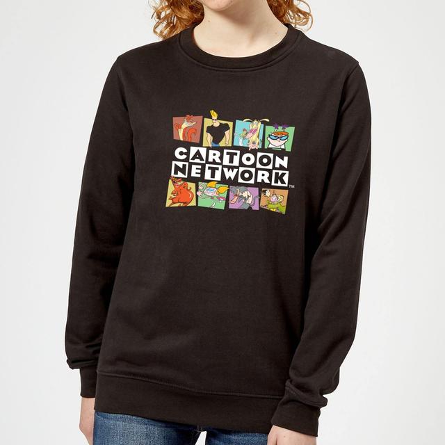 Cartoon Network Logo Characters Women's Sweatshirt - Black - XXL on Productcaster.