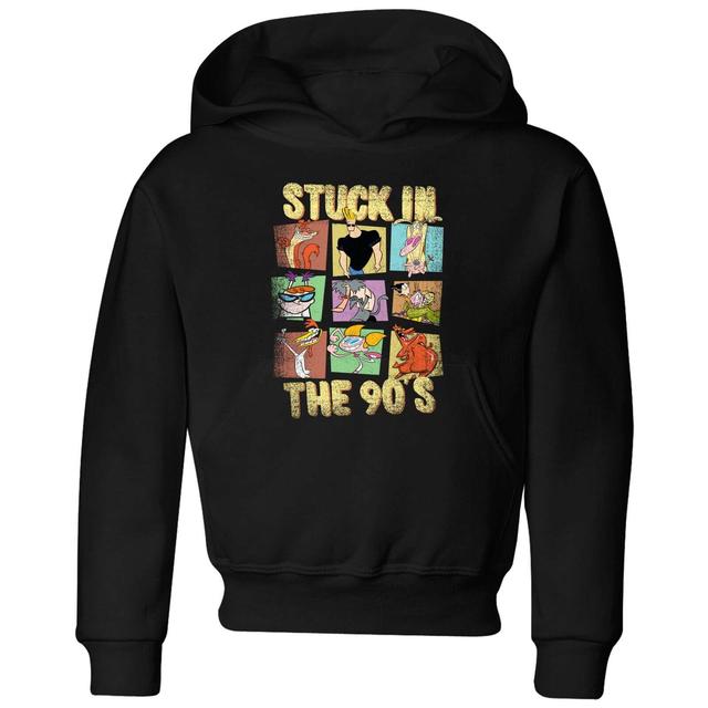 Cartoon Network Stuck In The 90s Kids' Hoodie - Black - 5-6 años on Productcaster.