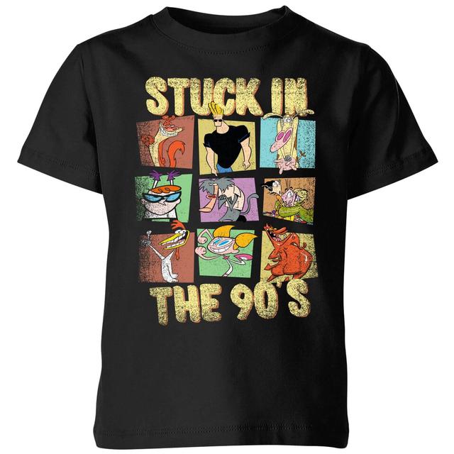 Cartoon Network Stuck In The 90s Kids' T-Shirt - Black - 7-8 Years - Black on Productcaster.