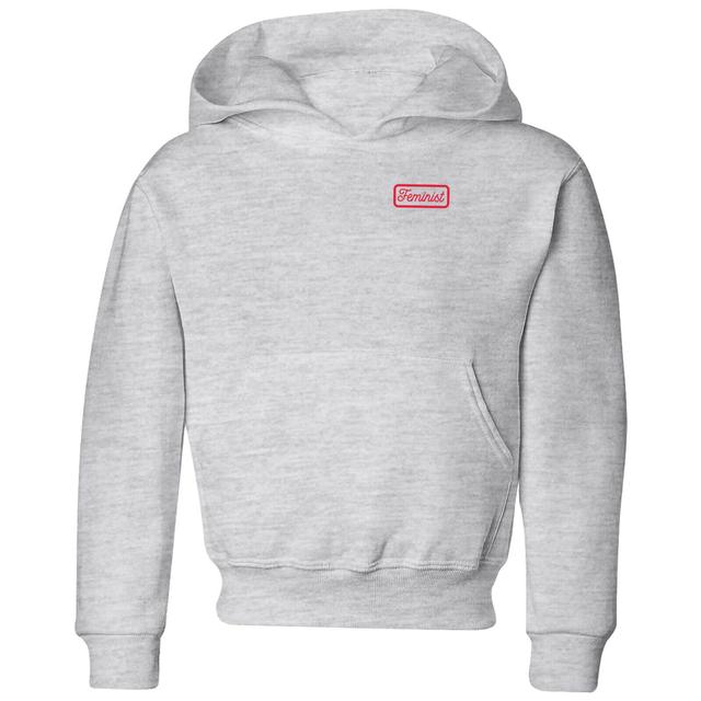 Feminist Kids' Hoodie - Grey - 11-12 Jahre - Grau on Productcaster.