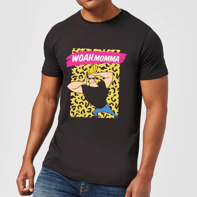 Camiseta para hombre Woah Momma de Johnny Bravo - Negro - 4XL on Productcaster.