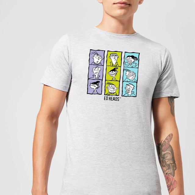 Ed, Edd n Eddy Heads Men's T-Shirt - Grey - S on Productcaster.