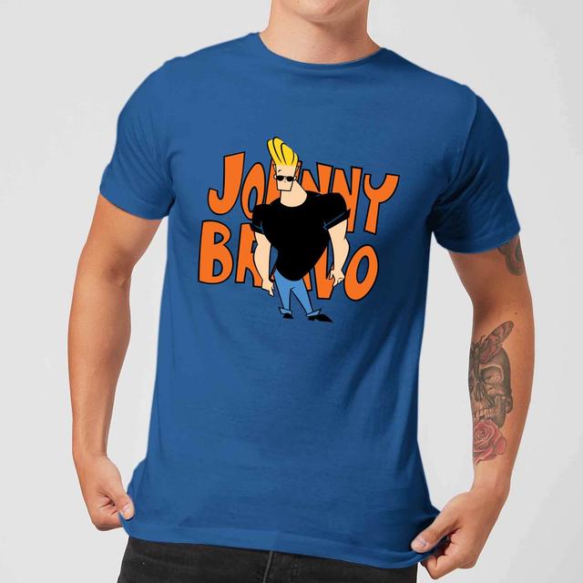 Camiseta para hombre Johnny Bravo Pose - Azul real - M on Productcaster.