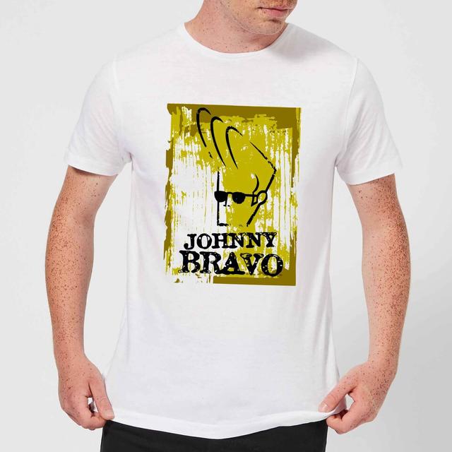 Camiseta Distressed para hombre de Johnny Bravo - Blanco - M - Blanco on Productcaster.