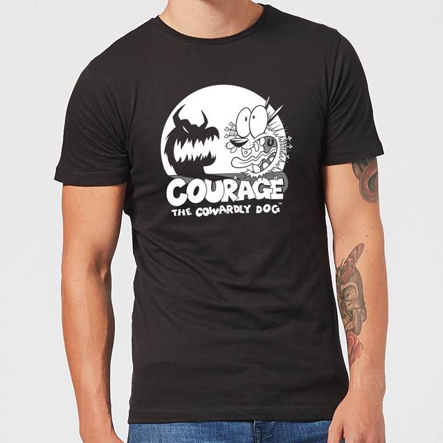 Camiseta The Cowardly Dog Spotlight para hombre - Negro - S on Productcaster.