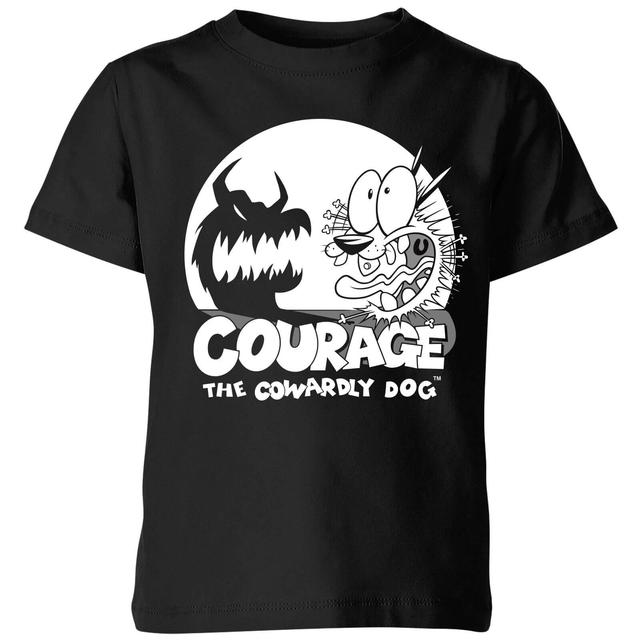 Camiseta para niño Courage The Cowardly Dog Spotlight - Negro - 7-8 años - Negro on Productcaster.