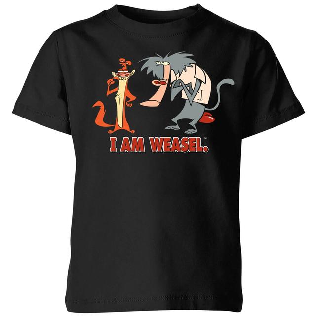 I Am Weasel Characters Kids' T-Shirt - Black - 5-6 años - Negro on Productcaster.