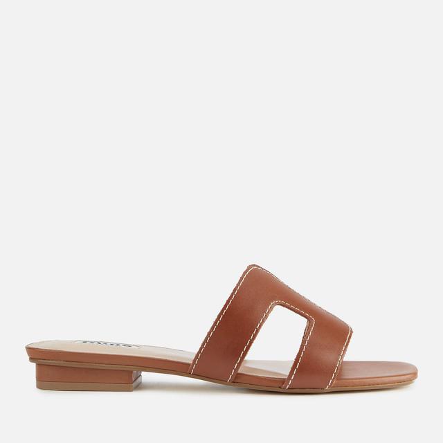 Dune London Women's Loupe Leather Mule Sandals - Tan - UK 8 on Productcaster.