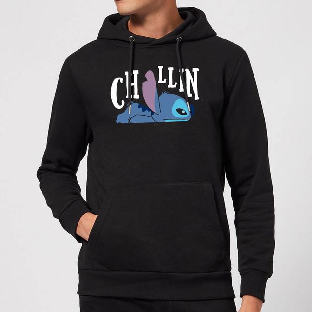 Sudadera con capucha Chillin Lilo And Stitch Disney - Negro - XXL on Productcaster.