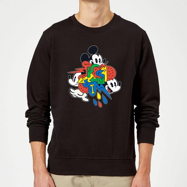 Sudadera con capucha Vintage Arrows de Mickey Mouse Disney - Negro - XL on Productcaster.