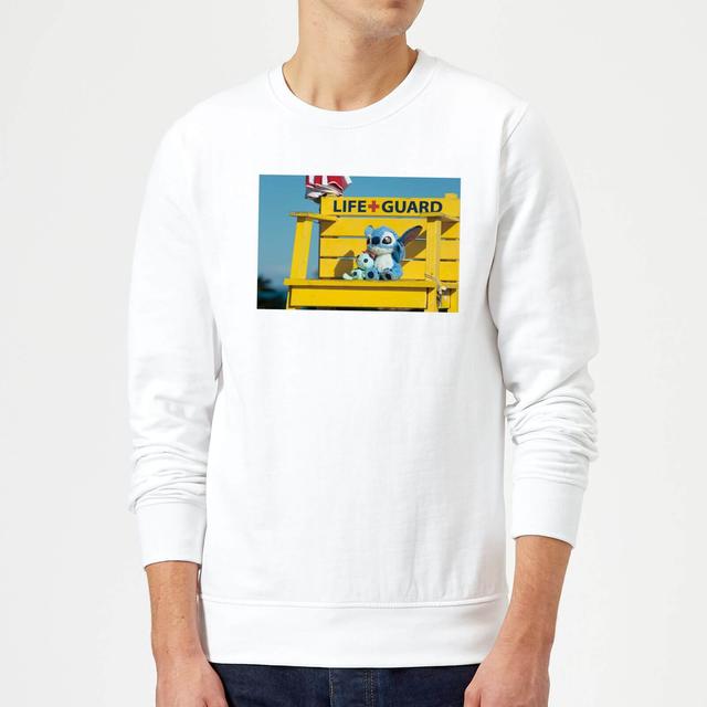 Sudadera con capucha Lilo And Stitch Life Guard de Disney - Blanco - XXL - Blanco on Productcaster.