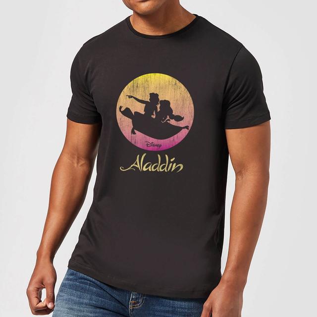 Disney Aladdin Flying Sunset Men's T-Shirt - Black - 3XL - Nero on Productcaster.