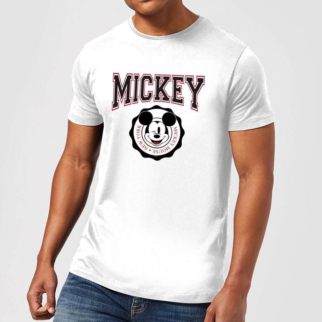 Disney Mickey New York Men's T-Shirt - White - M on Productcaster.