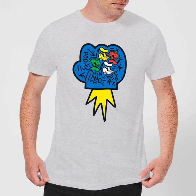 Disney Donald Duck Pop Fist Herren T-Shirt - Grau - XS on Productcaster.