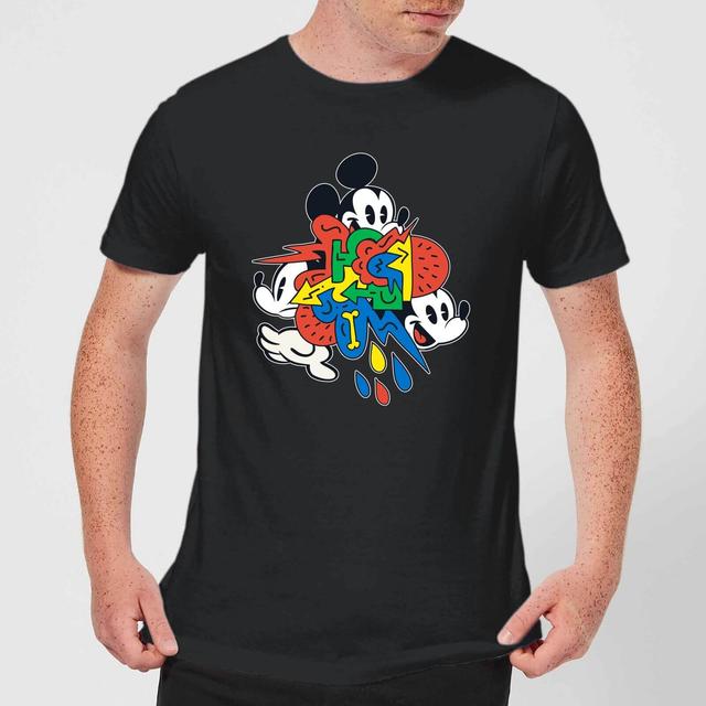 Camiseta Disney Mickey Mouse Vintage Arrows para hombre - Negro - XXL on Productcaster.