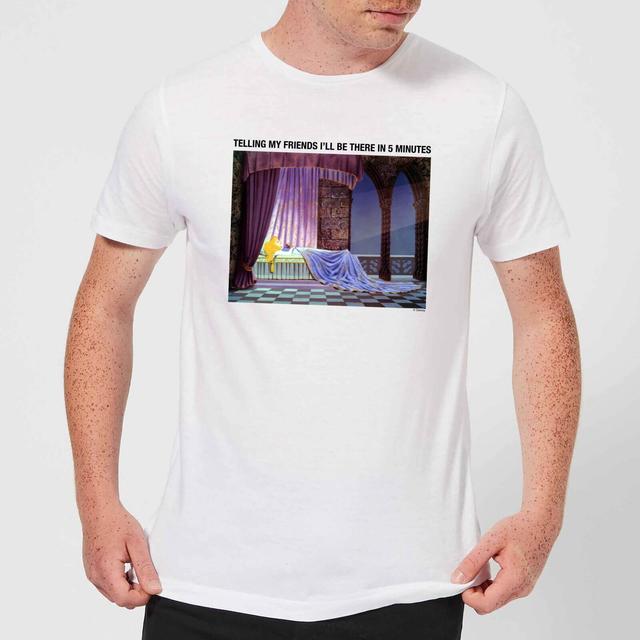 Camiseta La Bella Durmiente I'll Be There In Five de Disney para hombre - Blanco - M on Productcaster.