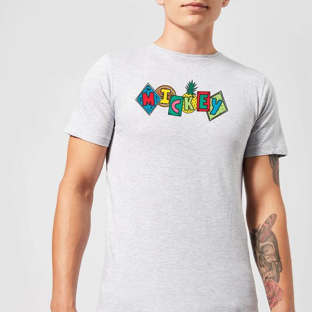 Disney Mickey Fruit Blocks Herren T-Shirt - Grau - L - Grau on Productcaster.