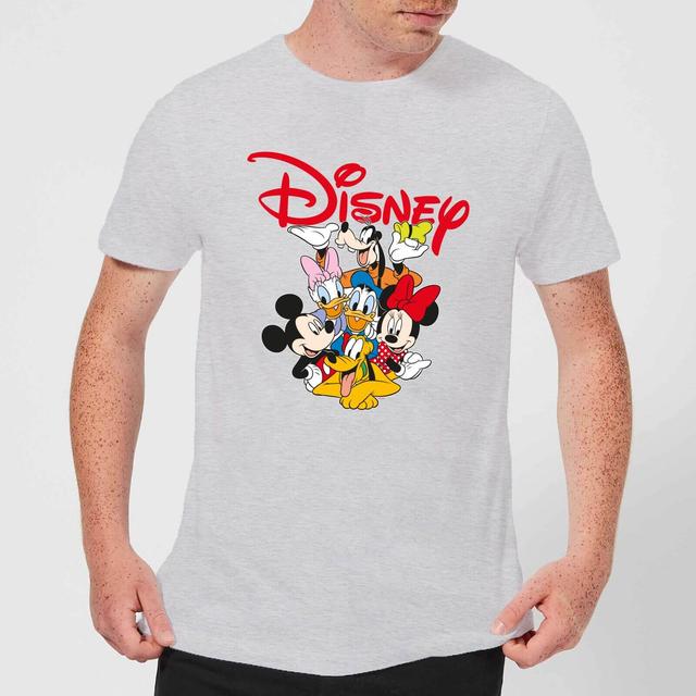 Mickey Mouse Disney Crew Herren T-Shirt - Grau - S on Productcaster.