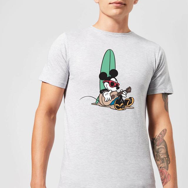 Disney Mickey Mouse Surf And Chill Men's T-Shirt - Grey - S on Productcaster.