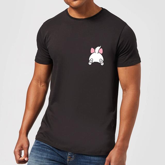 Disney Marie Backside Men's T-Shirt - Black - S on Productcaster.