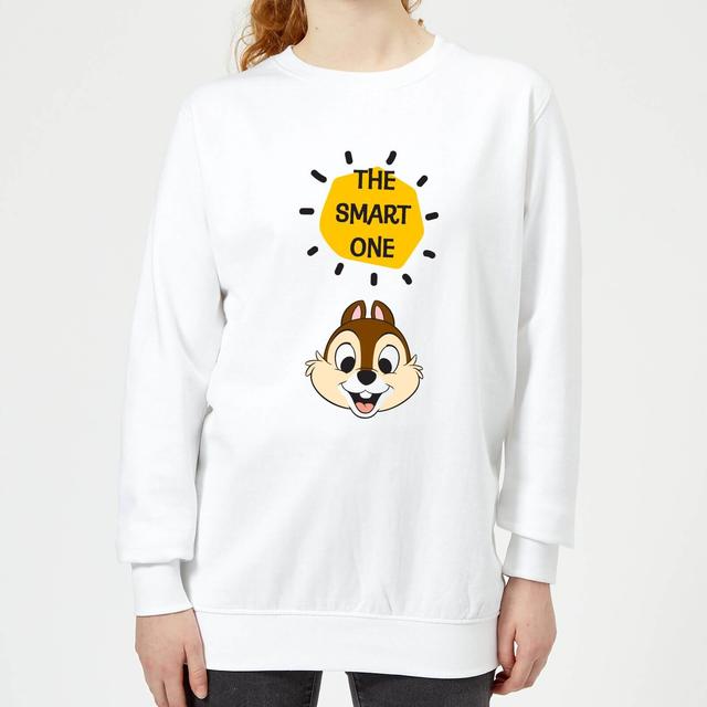 Disney Chip 'N' Dale The Smart One Women's Sweatshirt - White - XS - Blanco on Productcaster.