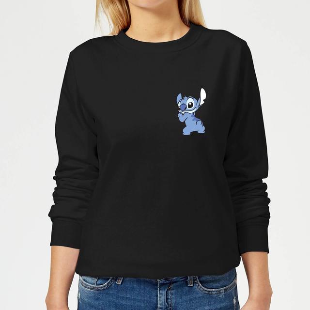 Disney Stitch Backside Women's Sweatshirt - Black - L on Productcaster.