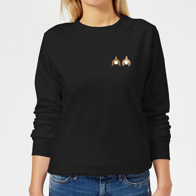 Disney Chip And Dale Backside Women's Sweatshirt - Black - XS on Productcaster.