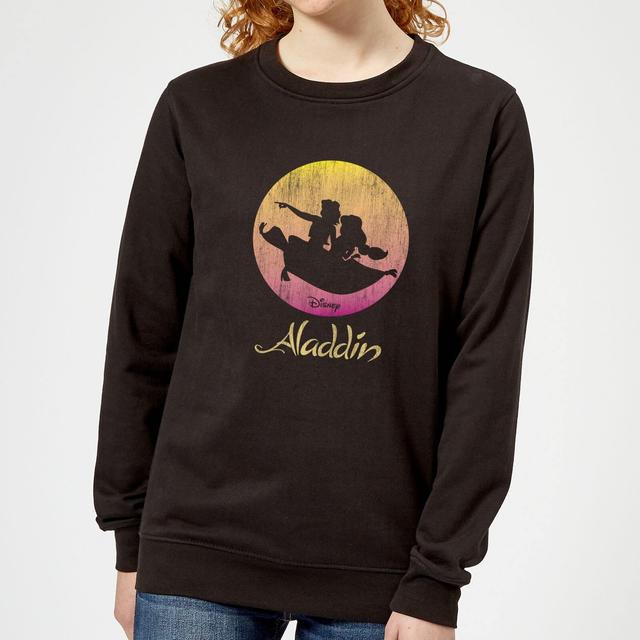 Disney Aladdin Flying Sunset Women's Sweatshirt - Black - XXL on Productcaster.