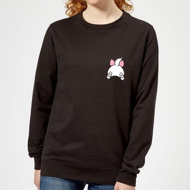 Disney Marie Backside Women's Sweatshirt - Black - XXL - Negro on Productcaster.