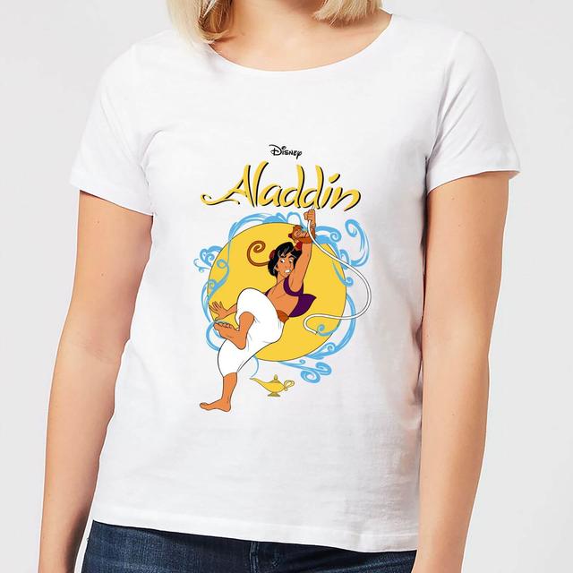 Disney Aladdin Rope Swing Damen T-Shirt - Weiß - S - Weiß on Productcaster.