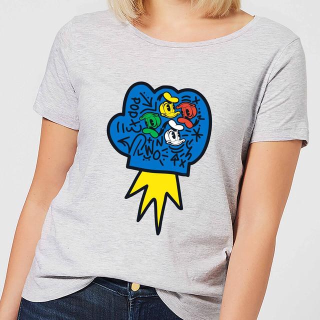 Camiseta Pop Fist para mujer de Donald Duck - Gris - 4XL - Gris on Productcaster.