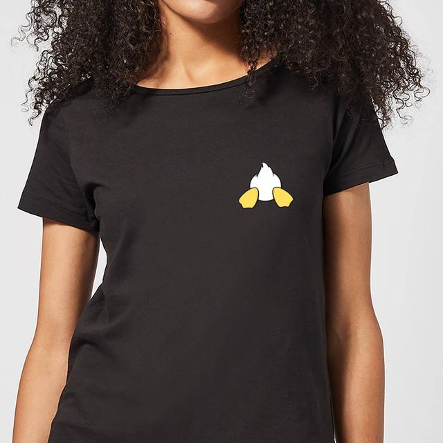 Camiseta para mujer Pato Donald Backside Disney - Negro - S on Productcaster.