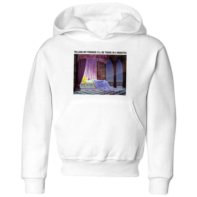 Disney Sleeping Beauty I'll Be There In Five Kinder Hoodie - Weiß - 7-8 Jahre on Productcaster.