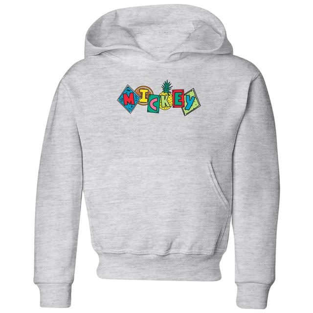 Sudadera con capucha Fruit Blocks Disney para niños - Gris - 5-6 años on Productcaster.