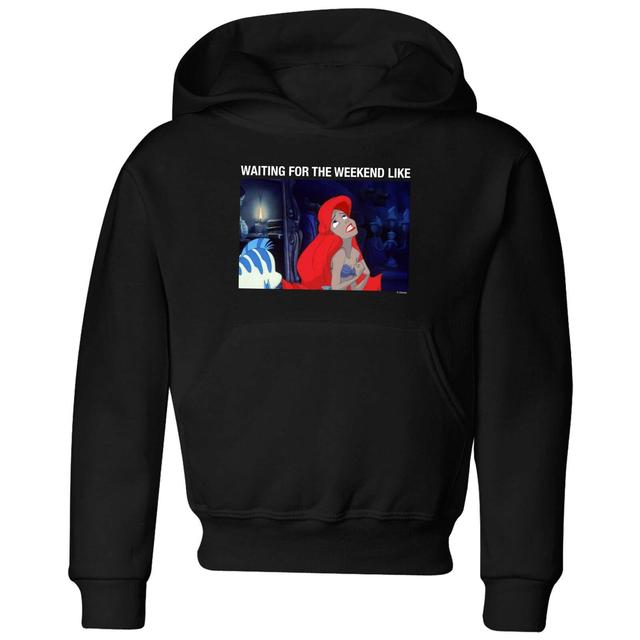 Sudadera con capucha para niños Little Mermaid Weekend Wait de Disney - Negro - 9-10 años - Negro on Productcaster.