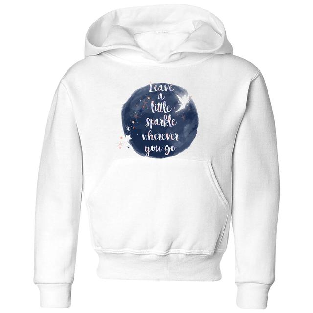 Sudadera con capucha para niños Leave A Little Sparkle Disney - Blanco - 9-10 años - Blanco on Productcaster.