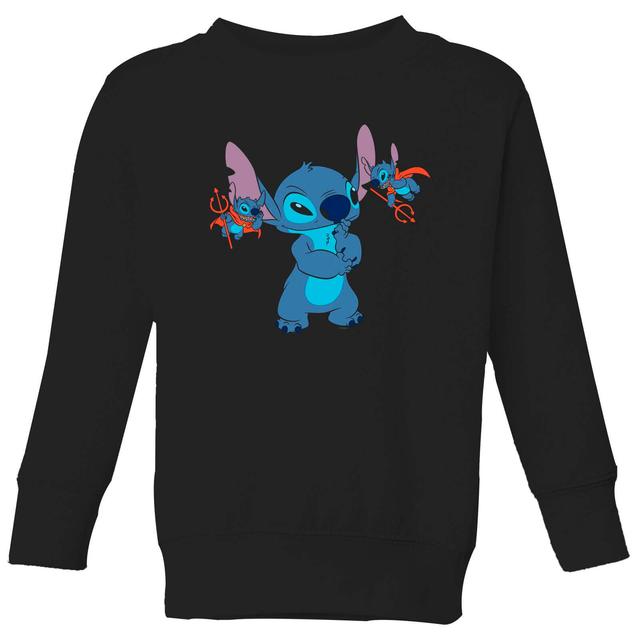 Disney Lilo And Stitch Little Devils Kids' Sweatshirt - Black - 9-10 años on Productcaster.