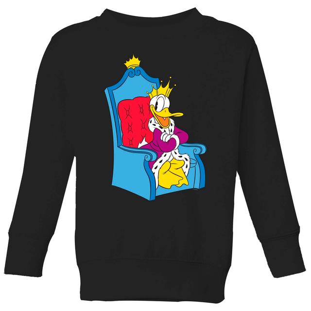 Disney Donald Duck Koning kindertrui - Zwart - 146/152 (11-12 jaar) on Productcaster.