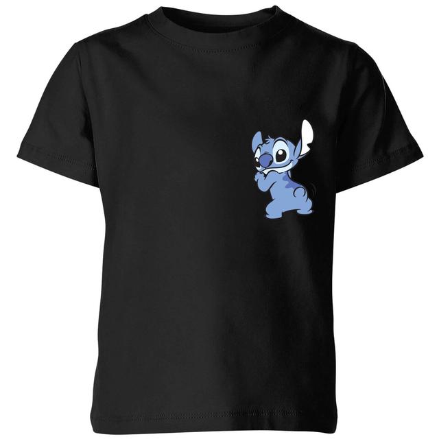 Disney Stitch Backside kinder t-shirt - Zwart - 146/152 (11-12 jaar) on Productcaster.