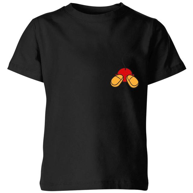 Disney Mickey Mouse Backside Kids' T-Shirt - Black - 7-8 Years - Black on Productcaster.