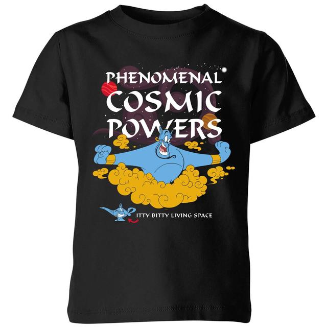 Disney Aladdin Phenomenal Cosmic Power Kids' T-Shirt - Black - 7-8 Years on Productcaster.