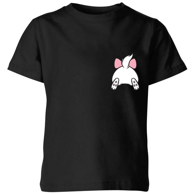 Disney Marie Backside Kids' T-Shirt - Black - 5-6 Years - Black on Productcaster.