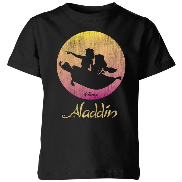 Disney Aladdin Flying Sunset Kinder T-Shirt - Schwarz - 9-10 Jahre on Productcaster.