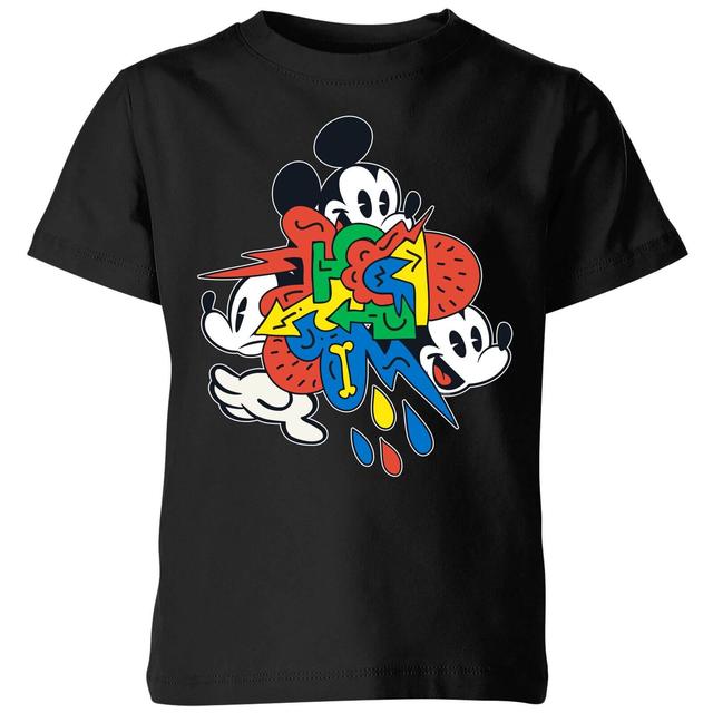 Camiseta para niño Mickey Mouse Vintage Arrows de Disney - Negro - 9-10 años - Negro on Productcaster.